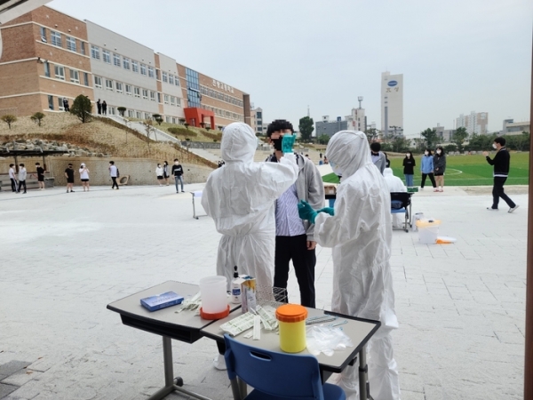 8일 대구.경북에서는 코로나19 지역사회 감염이 발생되지 않았다. 경산시 제공